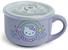 Sanrio Hello Kitty Rainbow 24-Ounce Ceramic Soup Mug With Vented Lid