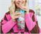 Sanrio Hello Kitty Holiday Baking 20-Ounce Carnival Cup With Lid and Straw