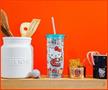 Sanrio Hello Kitty Holiday Baking 20-Ounce Carnival Cup With Lid and Straw