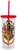 Harry Potter Hogwarts Crest Plastic Carnival Cup With Lid and Straw | 20 Ounces