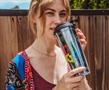 Harry Potter Hogwarts Crest Plastic Tumbler With Lid | Holds 24 Ounces