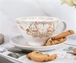 Harry Potter Grim 12-Ounce Ceramic Teacup and Saucer Set