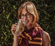 Harry Potter Hogwarts House Crests 16-Ounce Pint Glasses | Set of 4