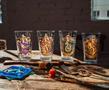 Harry Potter Hogwarts House Crests 16-Ounce Pint Glasses | Set of 4
