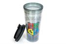 Harry Potter Hogwarts Crest 24oz Double Walled Plastic Travel Mug