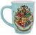 Harry Potter Hogwarts Holiday Wide-Rim Ceramic Latte Mug | Holds 16 Ounces