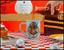 Harry Potter Hogwarts Holiday Wide-Rim Ceramic Latte Mug | Holds 16 Ounces