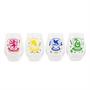 Harry Potter Hogwarts House Colors 12-Ounce Stemless Wine Glasses | Set of 4