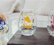 Harry Potter Hogwarts House Colors 12-Ounce Stemless Wine Glasses | Set of 4