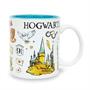Harry Potter Hogwarts Icons Ceramic Mug | Holds 20 Ounces