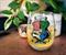 Harry Potter Animal Crests Teardrop Stemless Wine Glass | Holds 20 Ounces