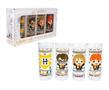Harry Potter Chibi Christmas Sweater 10-Ounce Tumbler Glasses | Set of 4