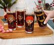 Harry Potter Chibi Christmas Sweater 10-Ounce Tumbler Glasses | Set of 4