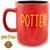Harry Potter Wax Resist Ceramic Pottery Mug | Holds 25 Ounces