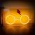 Harry Potter Scar And Glasses Neon LED Mood Light | 12 x 7 Inches