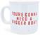 JAWS "You're Gonna Need A Bigger Boat" Ceramic Camper Mug | Holds 20 Ounces