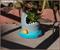 JAWS Shark 4-Inch Ceramic Mini Planter With Artificial Succulent