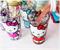 Sanrio Hello Kitty Colorful Outfits 16-Ounce Pint Glasses | Set of 4