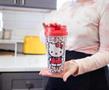 Hello Kitty All-Over Faces 16oz Double Wall Plastic Travel Mug