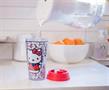 Hello Kitty All-Over Faces 16oz Double Wall Plastic Travel Mug