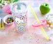 Sanrio Hello Kitty Pastel Rainbow Carnival Cup With Lid | Holds 20 Ounces