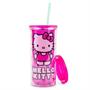 Sanrio Hello Kitty Berry Pink Carnival Cup With Lid | Holds 20 Ounces