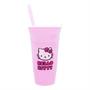 Sanrio Hello Kitty Pink Plastic Tumbler With Lid and Straw | Holds 32 Ounces