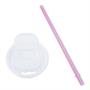 Sanrio Hello Kitty Pink Plastic Tumbler With Lid and Straw | Holds 32 Ounces