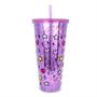 Sanrio Hello Kitty Rainbow Confetti Carnival Cup With Lid and Straw | 32 Ounces