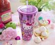Sanrio Hello Kitty Rainbow Confetti Carnival Cup With Lid and Straw | 32 Ounces