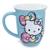 Hello Kitty Pastel on Rainbow 16oz Wide Rim Ceramic Mug