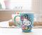 Hello Kitty Pastel on Rainbow 16oz Wide Rim Ceramic Mug