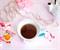 Hello Kitty Pastel on Rainbow 16oz Wide Rim Ceramic Mug
