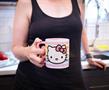 Hello Kitty Bow Handle Ceramic Mug | Holds 20 Ounces