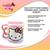 Hello Kitty Bow Handle Ceramic Mug | Holds 20 Ounces