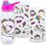 Sanrio Hello Kitty Unicorn Twist Spout Water Bottle and Sticker Set | 20 Ounces
