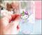 Sanrio Hello Kitty Unicorn Twist Spout Water Bottle and Sticker Set | 20 Ounces