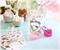 Sanrio Hello Kitty Unicorn Twist Spout Water Bottle and Sticker Set | 20 Ounces