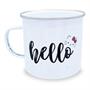 Sanrio Hello Kitty "Hello" Ceramic Camper Mug | Holds 20 Ounces