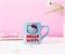 Sanrio Hello Kitty Logo Wax Resist Ceramic Mug | Holds 14 Ounces