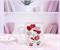 Sanrio Hello Kitty Heart Balloons Ceramic Latte Mug | Holds 25 Ounces