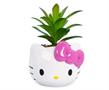 Sanrio Hello Kitty Face 3-Inch Ceramic Mini Planter with Artificial Succulent