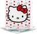 Sanrio Hello Kitty Red Bow Glass Coasters | Set of 4