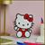 Sanrio Hello Kitty Waving Die-Cut Wooden Wall Art Sign