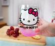 Sanrio Hello Kitty Teardrop Stemless Wine Glass | Holds 20 Ounces