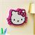Sanrio Hello Kitty Glitter Bow Die-Cut Wooden Wall Art Sign