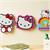 Sanrio Hello Kitty Glitter Bow Die-Cut Wooden Wall Art Sign