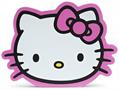 Sanrio Hello Kitty Glitter Bow Die-Cut Wooden Wall Art Sign