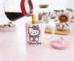 Sanrio Hello Kitty Pink Stripes Ceramic Mug With Lid | Holds 18 Ounces