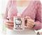 Sanrio Hello Kitty Pink Stripes Ceramic Mug With Lid | Holds 18 Ounces